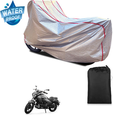 GOSHIV-car and bike accessories Waterproof Two Wheeler Cover for Suzuki(intruder 150, Silver)