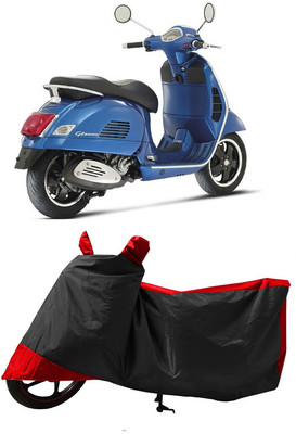 GROFATIK Two Wheeler Cover for Vespa(GTS Super 300, Red)