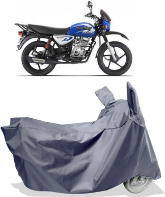 Amexride Two Wheeler Cover for Bajaj(Boxer AT, Grey)