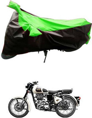 APNEK Waterproof Two Wheeler Cover for Royal Enfield(Green, Blue)