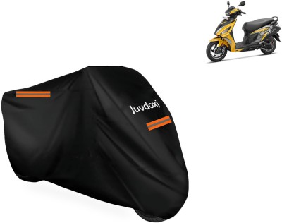 Juvdoxj Waterproof Two Wheeler Cover for Hero(Motocorp Maestro Electric, Black)