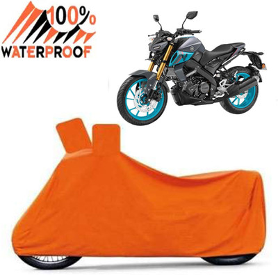 Autoinnovation Waterproof Two Wheeler Cover for Yamaha(MT 15, Orange)