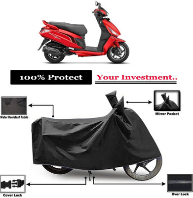 AASHTIK MART Two Wheeler Cover for Hero(Maestro Edge, Black)