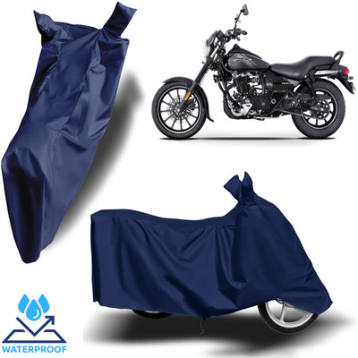 ROYAL AUTO MART Waterproof Two Wheeler Cover for Bajaj(Avenger 220 Cruise, Blue)