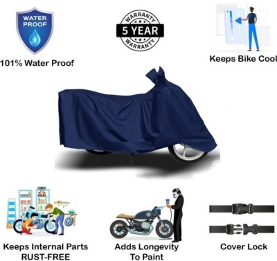 FRONCH Waterproof Two Wheeler Cover for Honda(CB350RS, Blue)