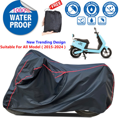 AutoGalaxy Waterproof Two Wheeler Cover for Hero(Electric E-Sprint, Black)