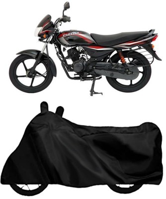 ROYAL AUTO MART Waterproof Two Wheeler Cover for Bajaj, Universal For Bike(Platina 110, Black)