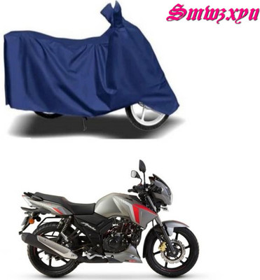 smwzxyu Waterproof Two Wheeler Cover for TVS(Apache RTR 160, Blue)