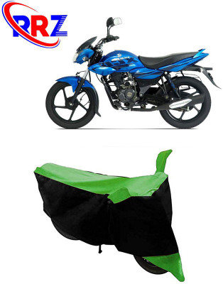 RRZ Waterproof Two Wheeler Cover for Bajaj(XCD 125cc, Black, Green)