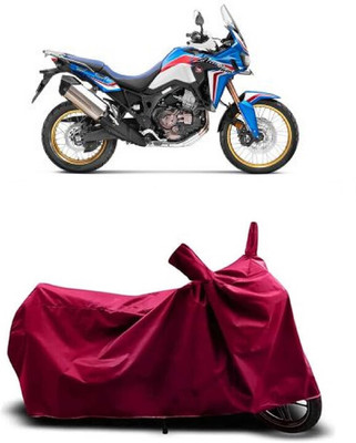 Coxtor Waterproof Two Wheeler Cover for Honda(CRF1000L Africa Twin BS6, Maroon)