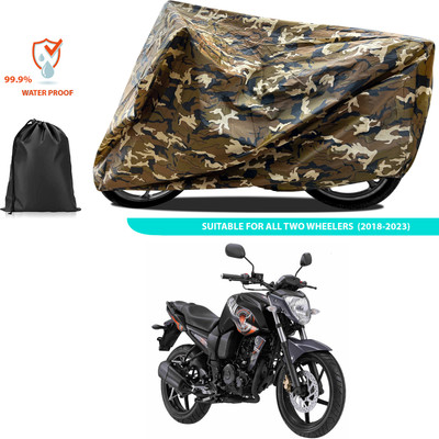 CODOKI Two Wheeler Cover for Yamaha(FZ-S FI, Yellow)