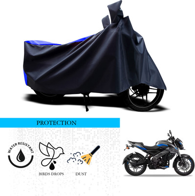 SnehaSales Waterproof Two Wheeler Cover for Bajaj(Pulsar 200NS FI, Black, Blue)