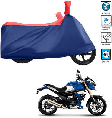 GOSHIV-car and bike accessories Waterproof Two Wheeler Cover for Mahindra(Red)