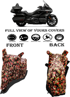 Amexride Two Wheeler Cover for Honda(Gold Wing, Multicolor)