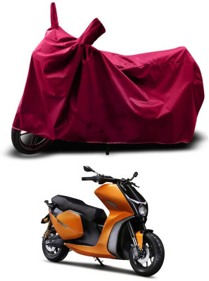 KEDIT Two Wheeler Cover for Evolet(Maroon)