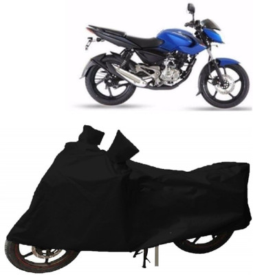 DeepShakshi AUTOMOTIVE Two Wheeler Cover for Bajaj(Pulsar, Black)