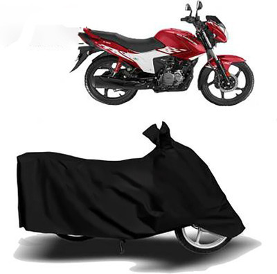 Mdstar Waterproof Two Wheeler Cover for Hero(MotoCorp Glamour, Black)