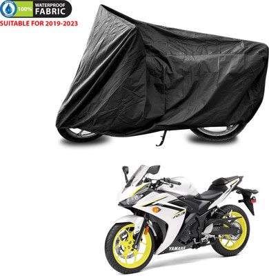 PAGORA Waterproof Two Wheeler Cover for Yamaha(YZF R3, Black)