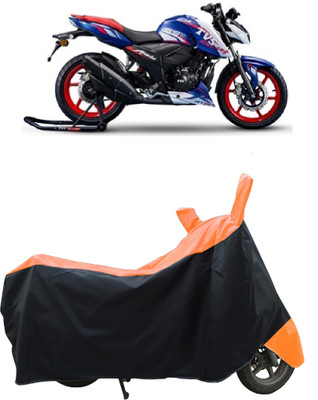 Coxtor Waterproof Two Wheeler Cover for TVS(Apache RTR 165 RP, Orange)