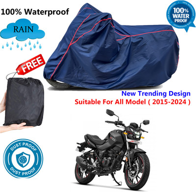 AutoGalaxy Waterproof Two Wheeler Cover for Hero(Xtreme 160 R, Blue, Red)