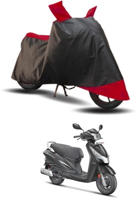 KEDIT Two Wheeler Cover for Bajaj(Pulsar NS125, Red, Black)