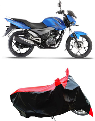 KEDIT Two Wheeler Cover for Bajaj(Discover 125 DTS-i, Red)