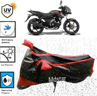 MMSSTAR Waterproof Two Wheeler Cover for Bajaj(Pulsar 125, Black)