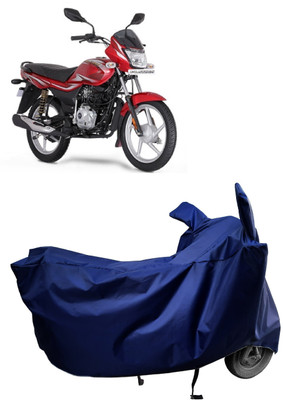 Amexride Two Wheeler Cover for Bajaj(Platina 100 DTS-i, Blue)