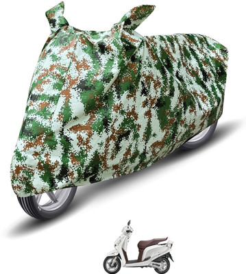 MOCKHE Waterproof Two Wheeler Cover for Honda(Aviator, Green)
