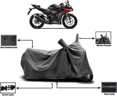 Amexride Two Wheeler Cover for Honda(CBR 150R, Grey)