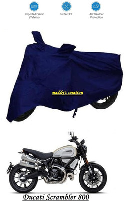 AutoRash Waterproof Two Wheeler Cover for Ducati(Scrambler, Blue)