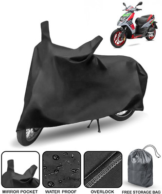 HMS Two Wheeler Cover for Piaggio(Alba, Black)