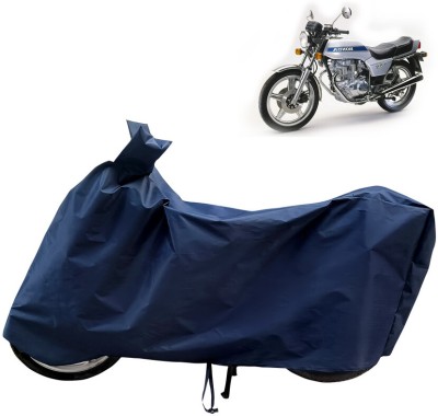 Horseyaart Waterproof Two Wheeler Cover for Honda(CB 400, Blue)