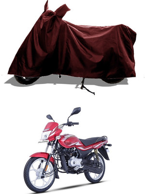 GROFATIK Two Wheeler Cover for Bajaj(Platina 100 BS6, Maroon)
