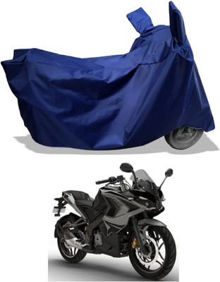 Amexride Two Wheeler Cover for Bajaj(Pulsar 200, Blue)