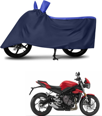 DeepShakshi AUTOMOTIVE Waterproof Two Wheeler Cover for Triumph(Street Triple, Multicolor)