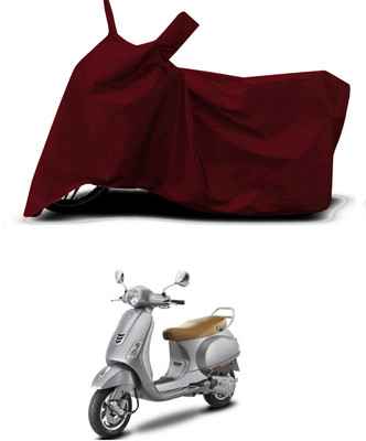 VESMEI Two Wheeler Cover for Vespa(Vespa VXL 150, Red)