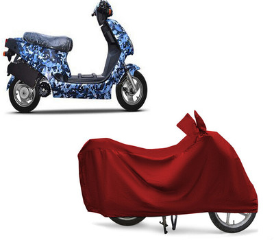 EGAL Two Wheeler Cover for Hero(Electric AXLHE-20 BS6, Maroon)