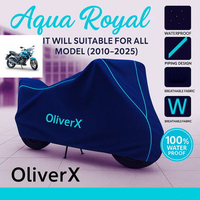 OliverX Waterproof Two Wheeler Cover for Hero(Xtreme 200R, Blue, Red)