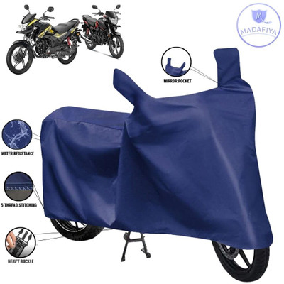 MADAFIYA Waterproof Two Wheeler Cover for Honda(SP 125, Blue)
