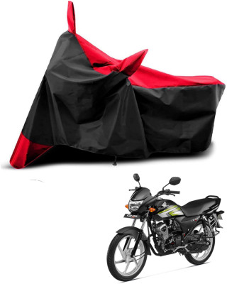 KEDIT Two Wheeler Cover for Hero(CD deluxe, Red, Black)