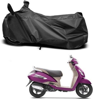 DeepShakshi AUTOMOTIVE Waterproof Two Wheeler Cover for TVS(Jupiter, Black)