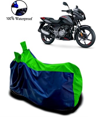 APNEK Waterproof Two Wheeler Cover for Bajaj(Pulsar 125 Neon, Green, Blue)