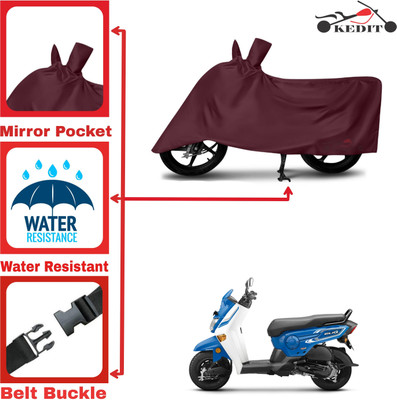 AASHTIK MART Two Wheeler Cover for Honda(Cliq, Maroon)