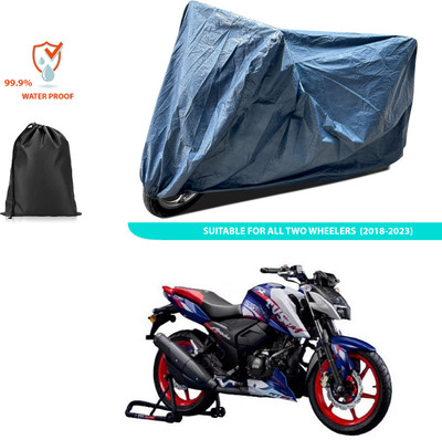 CODOKI Waterproof Two Wheeler Cover for TVS(Apache RTR 165 RP, Blue)