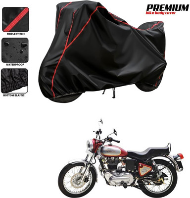 PAGORA Waterproof Two Wheeler Cover for Royal Enfield(Electra 5S, Black)