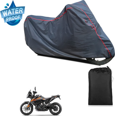GOSHIV-car and bike accessories Waterproof Two Wheeler Cover for KTM(390 Adventure BS6, Grey)