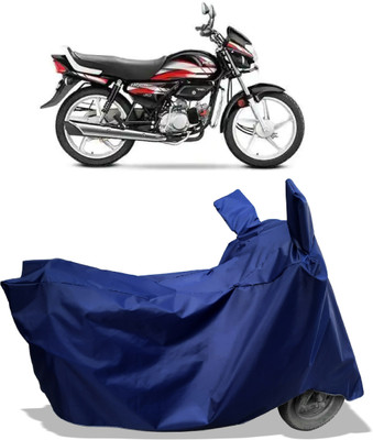 Amexride Two Wheeler Cover for Hero(HF Deluxe BS6, Blue)