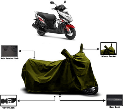 Amexride Two Wheeler Cover for Yamaha(Ray ZR, Green)