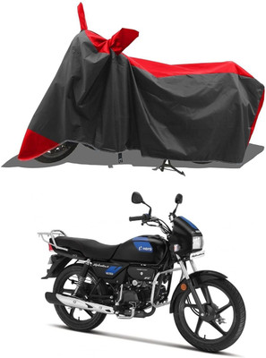 KANISHA ENTERPRISES Waterproof Two Wheeler Cover for Hero(Splendor Plus, Red)